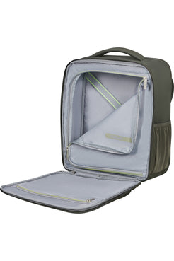 Plecak kabinowy American Tourister Wanderlite MS Dark Khaki – wnętrze