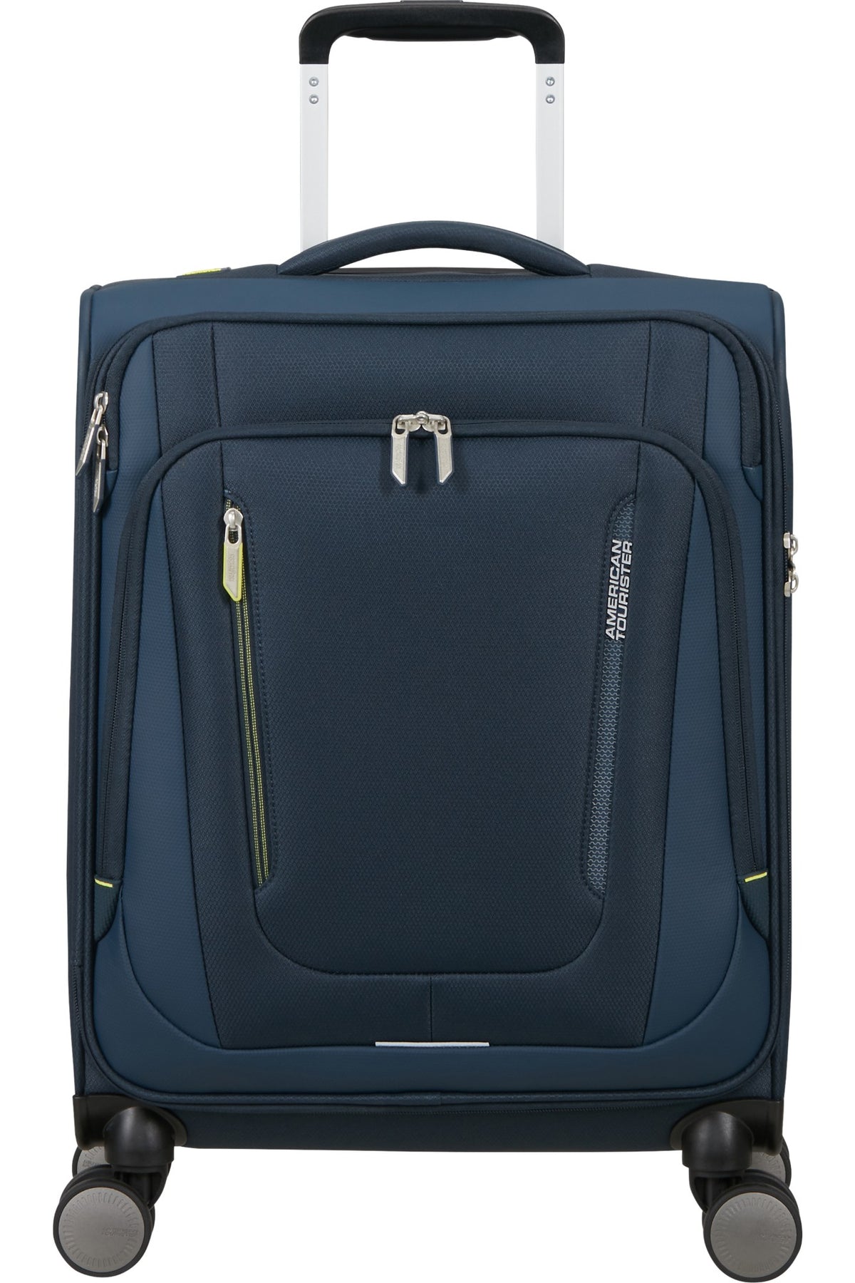 Walizka kabinowa American Tourister Wanderlite S na 4 kółkach Dark Navy – widok 3/4