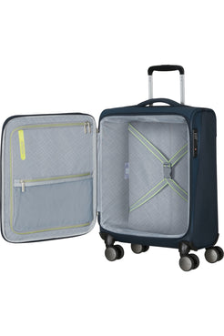 Walizka kabinowa American Tourister Wanderlite S na 4 kółkach Dark Navy – wnętrze