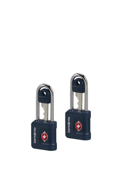 Kłódka na klucz TSA x2 Samsonite Midnight Blue – detal