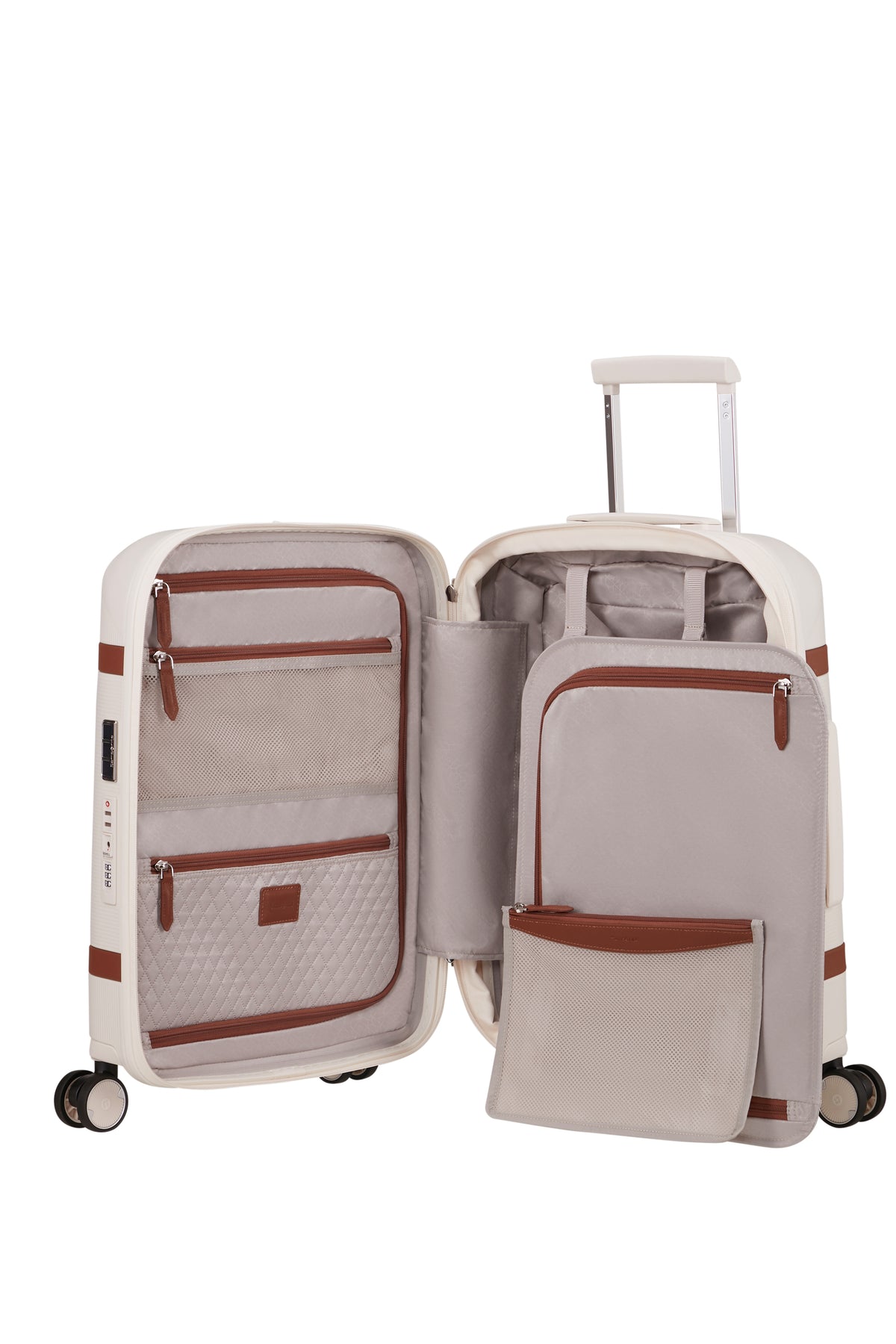 Samsonite Image 55 cm beżowa – wnętrze