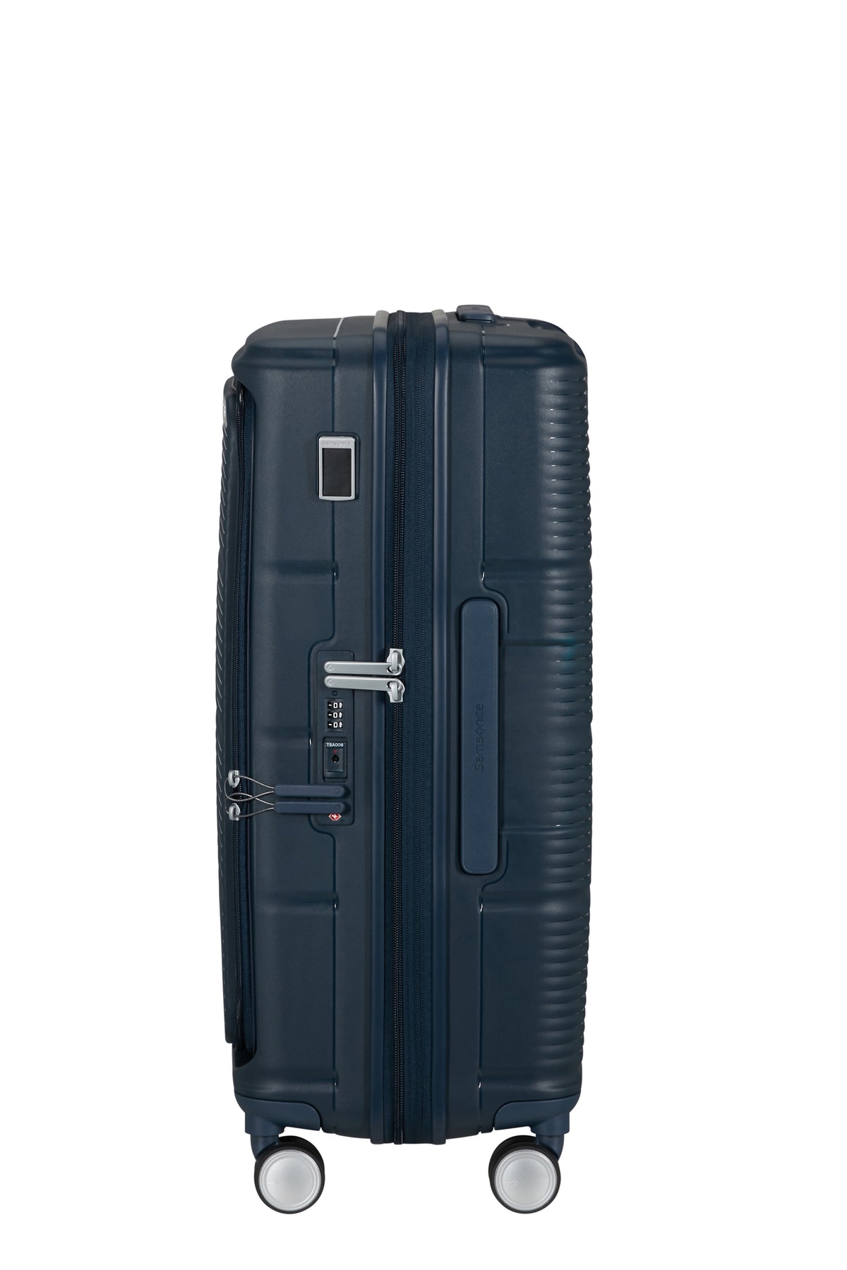 Samsonite Paralux 67 cm granatowa – bok