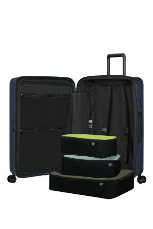 Samsonite Stackd 55cm erweiterbarer Koffer schwarz