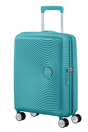 American Tourister Soundbox 55cm erweiterbarer Handgepäckkoffer blau