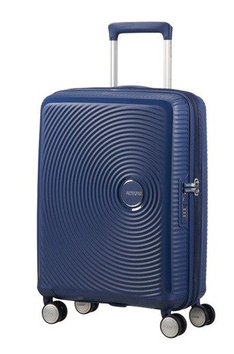 American Tourister Soundbox 55cm erweiterbarer Handgepäckkoffer, navy blau