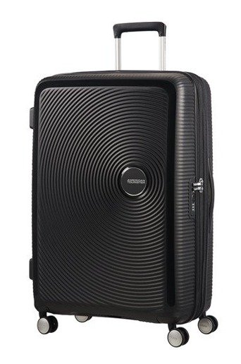 American Tourister Soundbox 77cm erweiterbarer Koffer schwarz