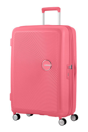 American Tourister Soundbox 77cm erweiterbarer rosa Koffer