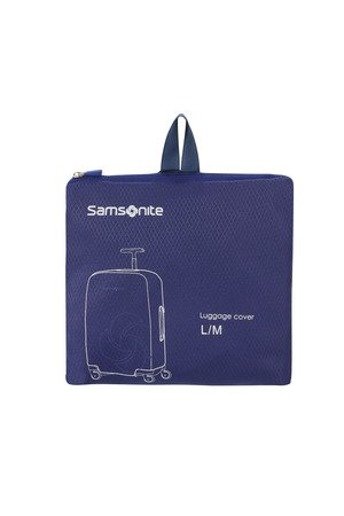 L/M Kofferhülle Samsonite blau