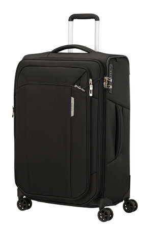 Samsonite Respark 67 cm schwarzer erweiterbarer Koffer