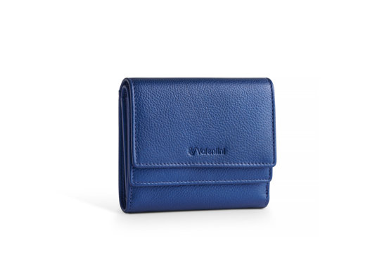 Valentini Damengeldbörse Metallic 503 blau