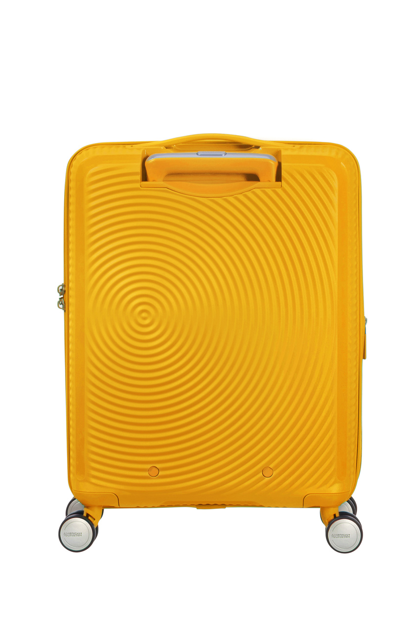 Walizka kabinowa American Tourister Soundbox 55cm powiększana żółta
