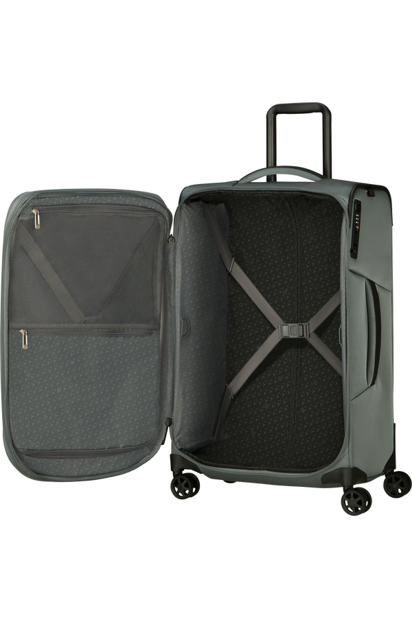 Samsonite Respark 67 cm großer grüner Koffer