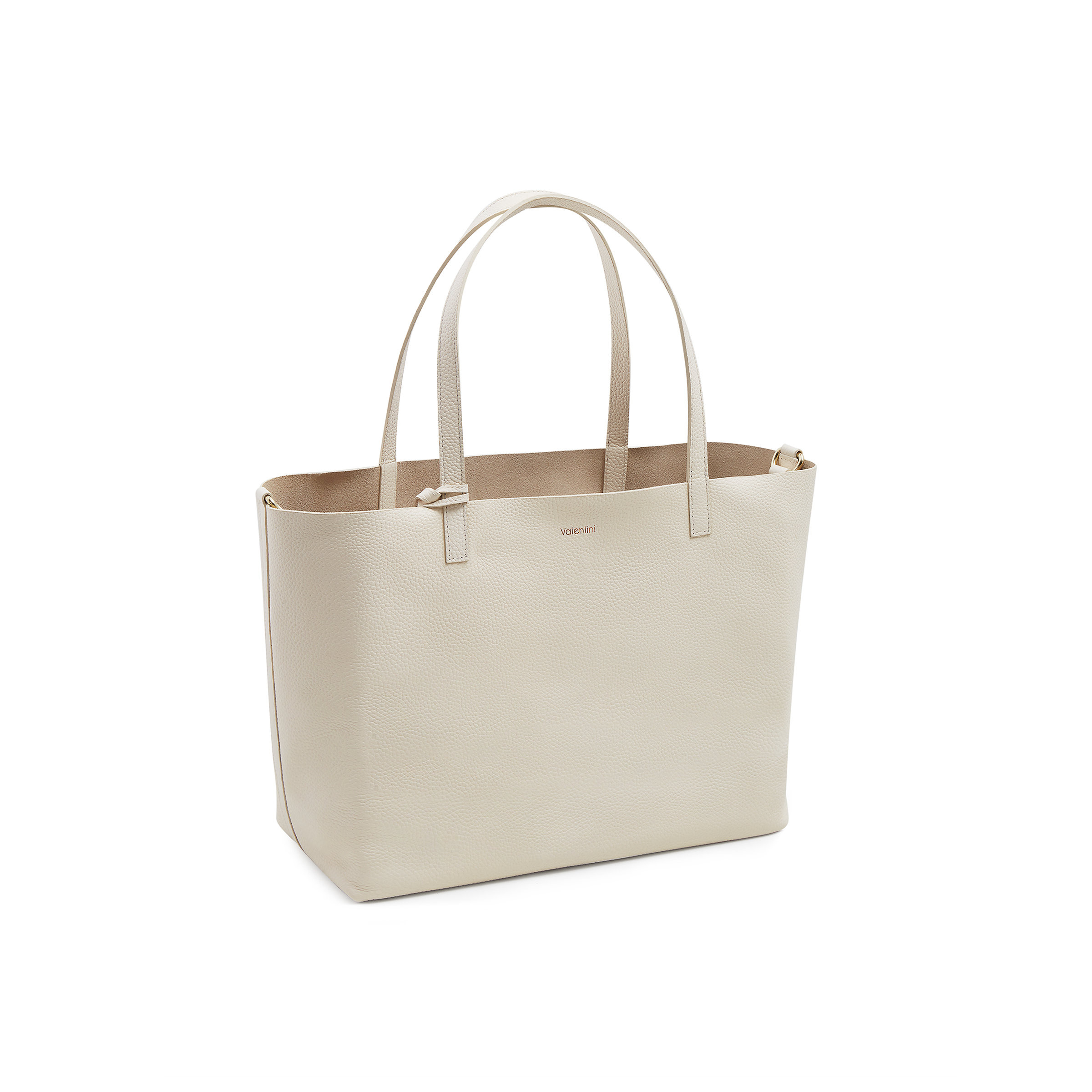 Valentini Paola 2553 Leder Shopper écru