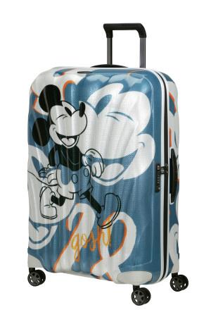  Samsonite C-Lite Disney Koffer 75cm Silber