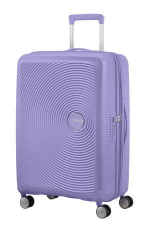 Walizka American Tourister Soundbox 67cm powiększana fioletowa