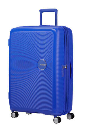 Walizka American Tourister Soundbox 77cm powiększana niebieska