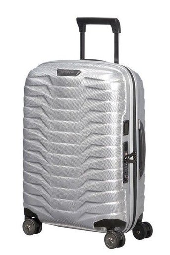 Walizka kabinowa Samsonite Proxis 55cm powiększana srebrna